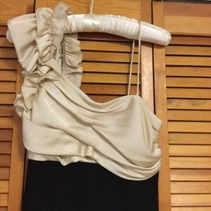 Couture One-Shoulder Cocktail Dress